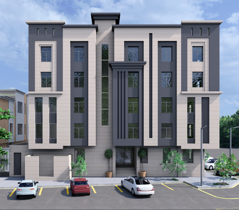 عمارة سكنية 5 أدوار – 3 واحدات